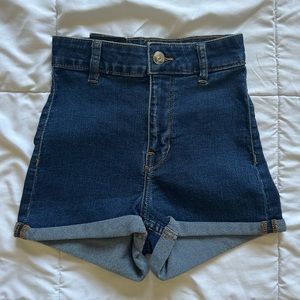 H&M Divided High Waist Shorts